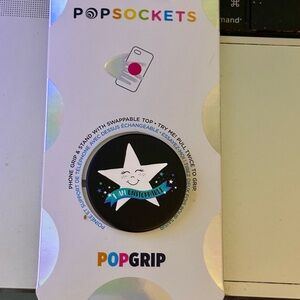 PopSocket Black Star Phone Grip